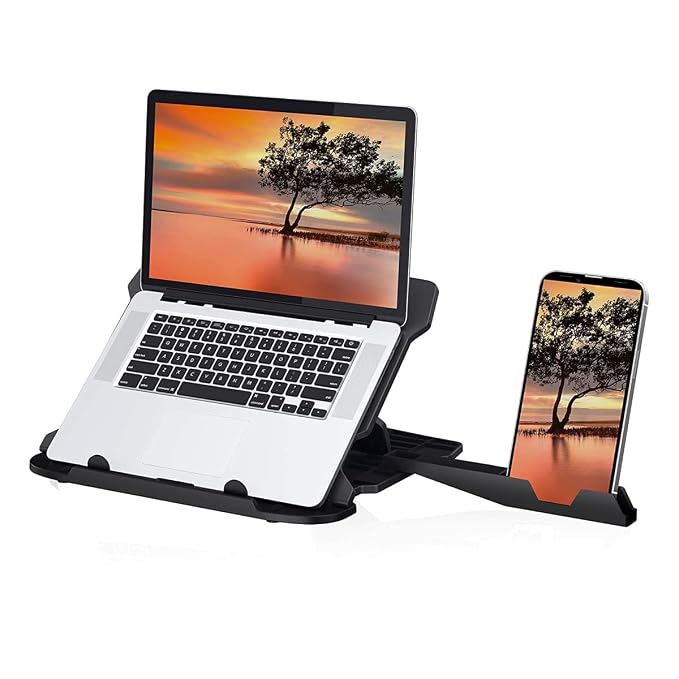 Portronics My Buddy Hexa foldable ergonomic laptop stand