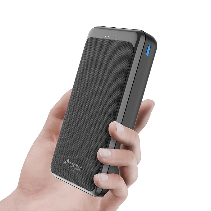 URBN 20000mAh 22.5W Fast Charging Power Bank authentic product photography