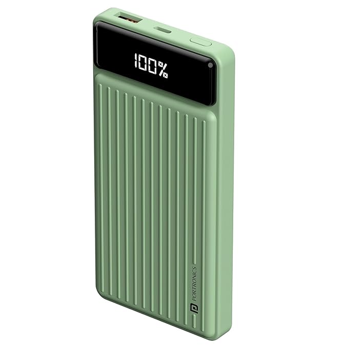 Portronics Luxcell B 10K 10000mAh 22.5W authentic product photography