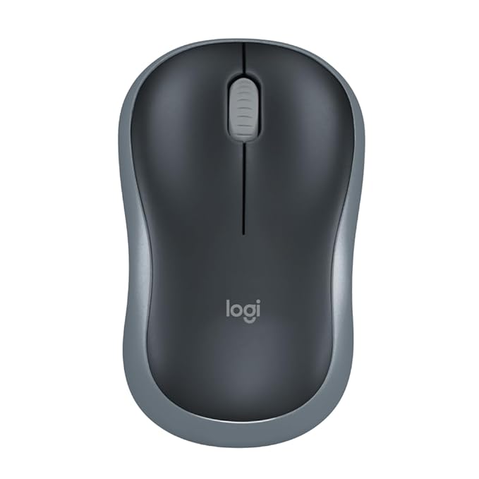 Logitech M186 Wireless Mouse authentic product photography